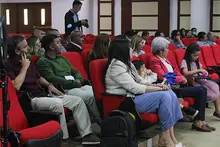 familia del PF Cañas y jugadores del Cali