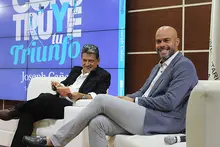 Manrique y PF Cañas sonriendo