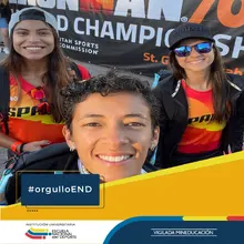 Ana Manrique, egresada protagonista en el Campeonato Mundial de triatlón Ironman 70.3