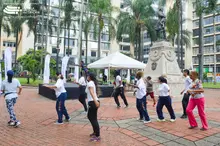 La IUEND en la Plaza Caycedo 