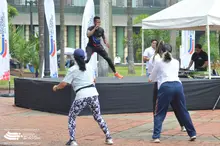 La IUEND en la Plaza Caycedo 