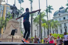 La IUEND en la Plaza Caycedo 