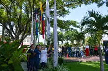La IUEND recibió la estatuilla del Barón Pierre de Coubertin