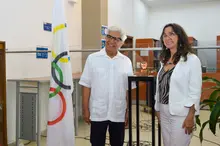 La IUEND recibió la estatuilla del Barón Pierre de Coubertin