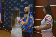 Rectora exaltó a los deportistas y bailarines que se destacaron en los Juegos Nacionales Universitarios y el Festival Nacional Universitario de Danza Urbana 