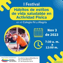 I festival Hábitos de estilos de vida saludable en Actividad Física