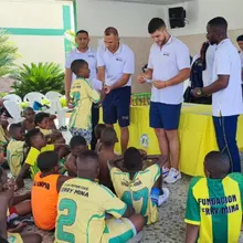 Estudiantes de Tecnología en Deporte desarrollan proyecto con la Fundación Yerry Mina en Guachené, Cauca