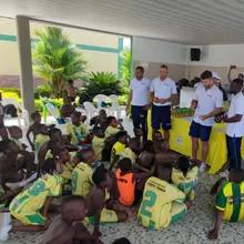 Estudiantes de Tecnología en Deporte desarrollan proyecto con la Fundación Yerry Mina en Guachené, Cauca