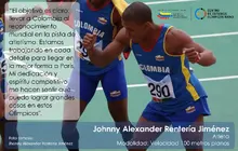 Johnny Rentería - Atleta colombiano