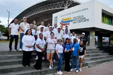 Recibimos la visita internacional de los jefes de misión de los FISU  América Games