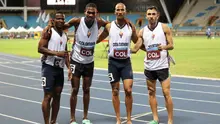 Janer Cabezas Rosero se colgó la medalla de bronce en la prueba de relevos 4x400 metros