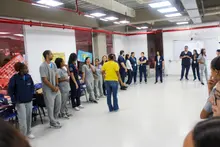 Estudiantes de la Facultad de Salud y Rehabilitación participan en la ‘Estrategia Acompáñame’ para fortalecer la educación inicial