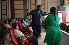 Al ritmo de cuentos, marimba y tambores se vivió el cuarto día de la agenda académica de la COP16