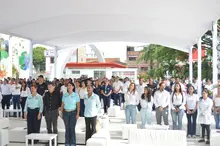 Biodiversidad y sostenibilidad en la carpa COP16 de la IU Escuela Nacional del Deporte