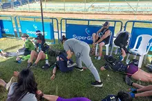 Estudiantes de la Práctica Profesional en Fisioterapia: contribuyeron al bienestar de los atletas en el Reto del Duende Trail Running