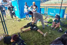 Estudiantes de la Práctica Profesional en Fisioterapia: contribuyeron al bienestar de los atletas en el Reto del Duende Trail Running