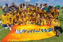 Orgullo IUEND,  egresados se coronaron campeones del torneo Interclubes sub-13 con Fútbolpaz.