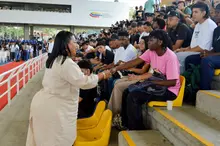 La Institución Universitaria Escuela Nacional del Deporte da la bienvenida a sus nuevos estudiantes en la Inducción 2025-I