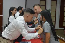 La Facultad de Salud y Rehabilitación realizó la Ceremonia de Imposición de Gafetes