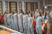 La Facultad de Salud y Rehabilitación realizó la Ceremonia de Imposición de Gafetes