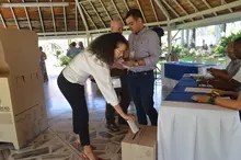 Funcionarios y docentes eligieron nuevos representantes del COPASST y del Comité de Convivencia Laboral en la Escuela Nacional del Deporte