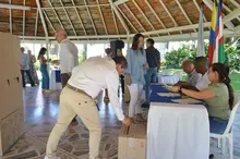 Funcionarios y docentes eligieron nuevos representantes del COPASST y del Comité de Convivencia Laboral en la Escuela Nacional del Deporte