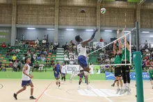 Equipos  de conjunto masculino de la IUEND avanzan a la final en los Juegos Universitarios