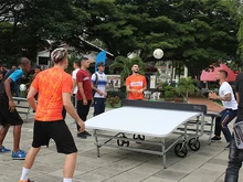 Comunidad universitaria de la IUEND vivió experiencia del Teqball1