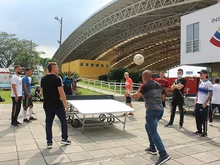 Comunidad universitaria de la IUEND vivió experiencia del Teqball3