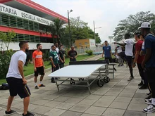 Comunidad universitaria de la IUEND vivió experiencia del Teqball6