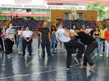 Por primera vez en Colombia, y en la IUEND, se realizó el curso de descubrimiento e iniciación de Krav Magá1