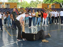 Por primera vez en Colombia, y en la IUEND, se realizó el curso de descubrimiento e iniciación de Krav Magá2