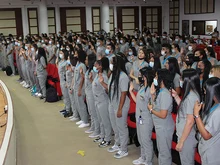Estudiantes de la Facultad de Salud recibieron su gafete en Ceremonia de Prácticas