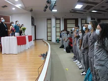 Estudiantes de la Facultad de Salud recibieron su gafete en Ceremonia de Prácticas