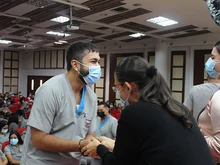 Estudiantes de la Facultad de Salud recibieron su gafete en Ceremonia de Prácticas