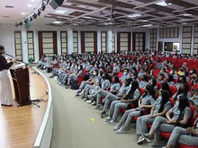 Estudiantes de la Facultad de Salud recibieron su gafete en Ceremonia de Prácticas